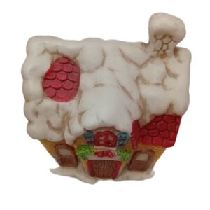 Festive Snowy Holiday Cottage Decor